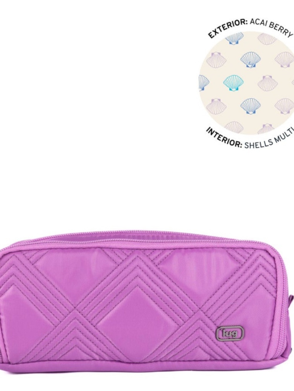 Lug Seaplane Cosmetic Pouch Acai Berry